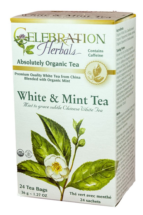 White & Mint Tea