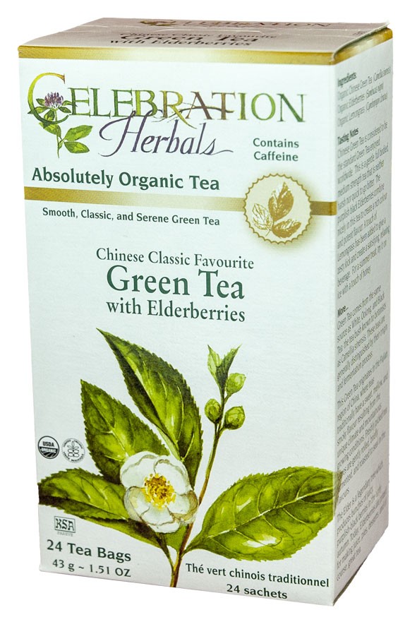Green Tea with Elderberries