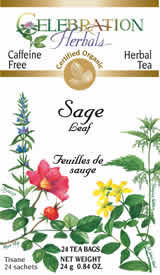Box of tea bags showing our gold Certified Organic lablel